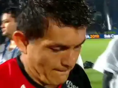 Video: la tristeza del Pulga Rodríguez tras la final perdida por Colón