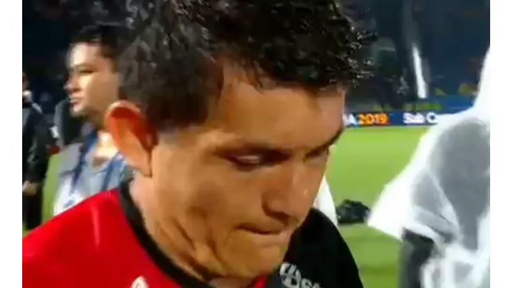 El rostro de Luis Miguel Rodríguez lo dice todo.