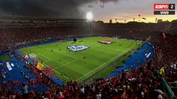 El estadio de Cerro Porteño, invadido por hinchas de Colón.