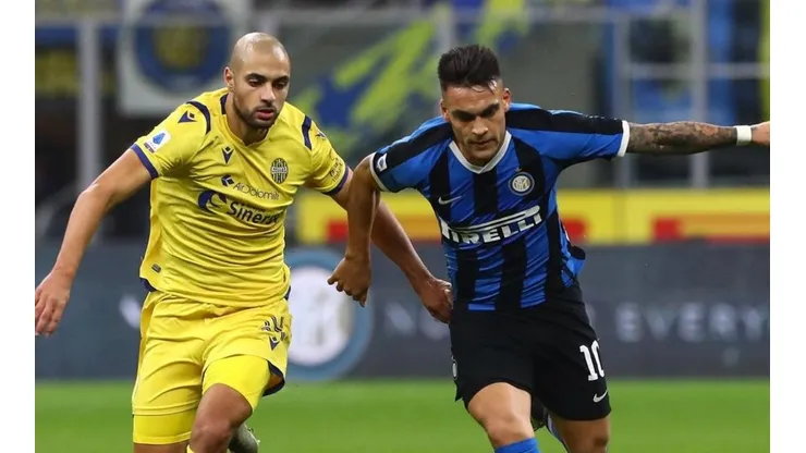 El Inter le ganó 2 a 1 al Hellas Verona y es el nuevo puntero de la Serie A