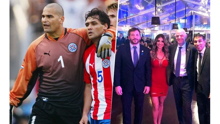 Chilavert vio una foto de Pipino Cuevas y lo mandó al frente: "Cuando estás conmigo decís..."