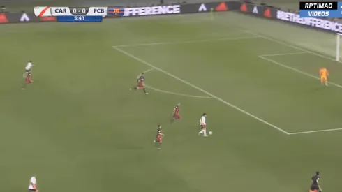 Foto del duelo entre Barcelona y River en el Mundial de Clubes.