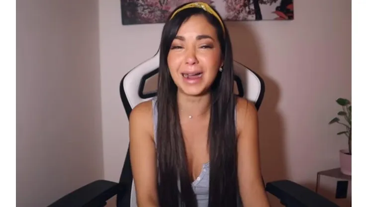 Foto de Caeli en pleno video.