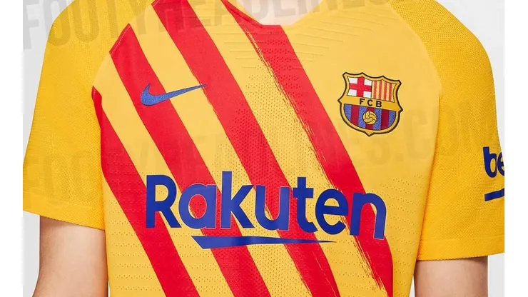 Se filtró la camiseta alternativa que utilizará el Barcelona