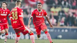 La celebración de Jhon Córdoba.