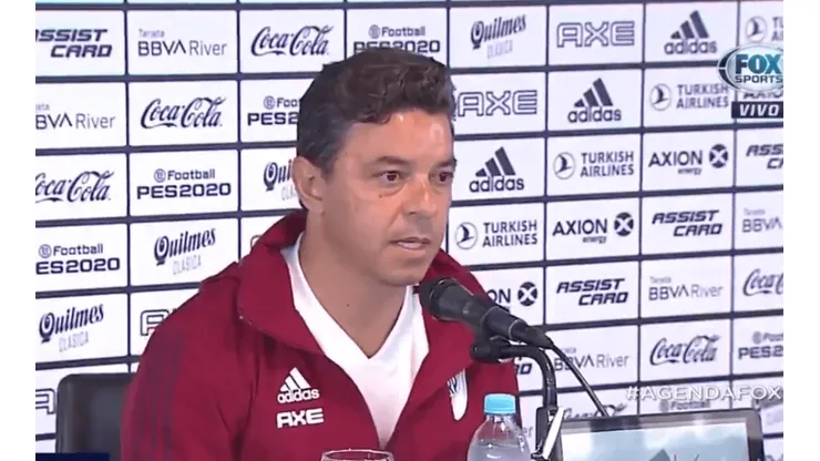 Foto de Marcelo Gallardo, entrenador de River.