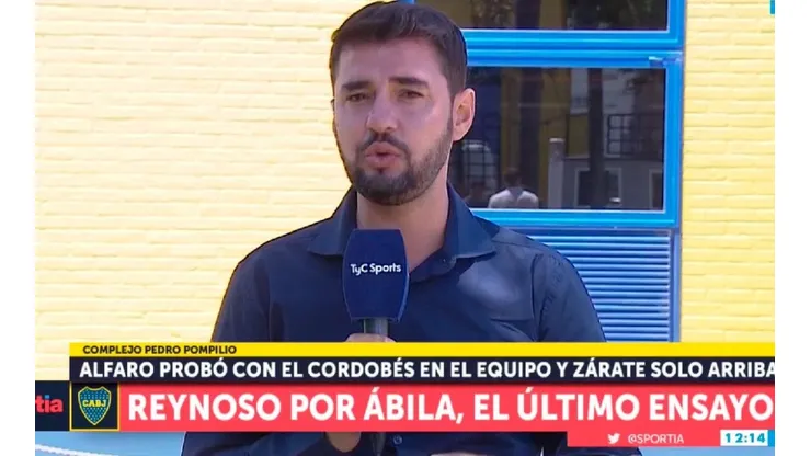TyC Sports: Zárate iría de punta 'solo' ante Vélez