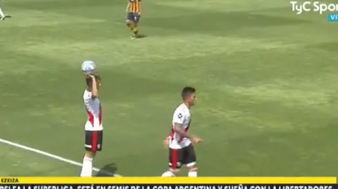 Foto captura del momento donde hablaba el periodista.