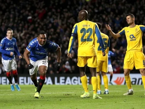 Morelos destrabó el partido y Rangers venció 2-0 al Porto en la Europa League