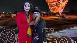 Irreconocible: Felipe Pardo se disfrazó del Joker para Halloween
