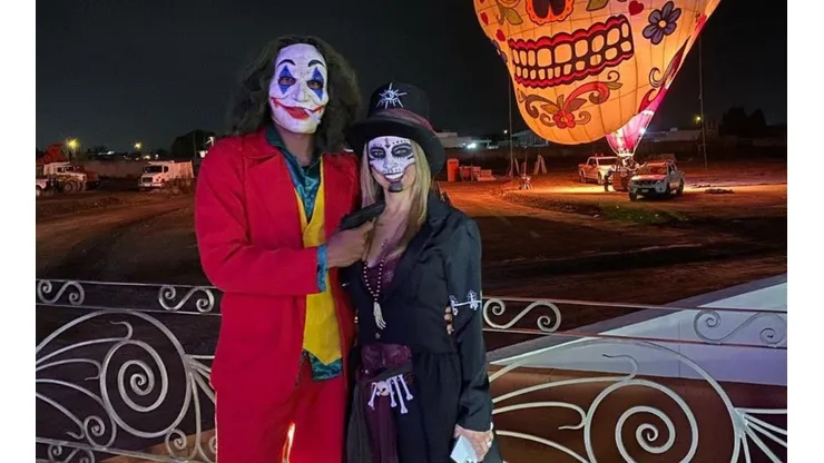Irreconocible: Felipe Pardo se disfrazó del Joker para Halloween