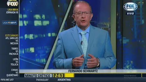 Schwartz quedó maravillado con la autocrítica de Ochoa