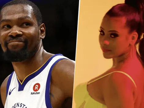 Kevin Durant intentó levantarse a la ex de un rapero y lo sus fanáticos lo pillaron