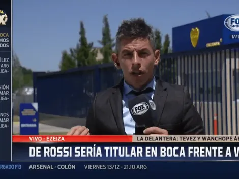 ¿Vuelve De Rossi? El once que probó Alfaro para el partido vs. Vélez