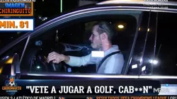 ¿Usted no aprende, verdad? Bale, otra vez cazado yéndose antes que el partido termine
