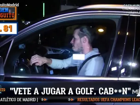 ¿Usted no aprende, verdad? Bale, otra vez cazado yéndose antes que el partido termine