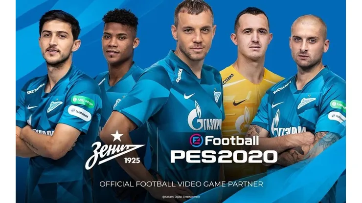 PES 2020 suma al Zenit a su lista de equipos oficiales licenciados
