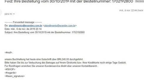 A los hinchas que tenían entradas para la final en Chile les llegó un mail...¡en alemán!