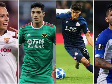 Cuatro mexicanos verán acción en Europa League