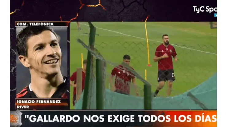 Nacho Fernández reveló qué es lo que más hace enojar a Gallardo