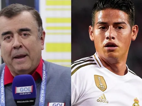 Hernández Bonnet sacó pecho de haber acertado que James no tiene lesión