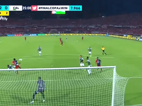 Cano la prendió con la cabeza y dijo presente en la final: DIM 2-0 Cali