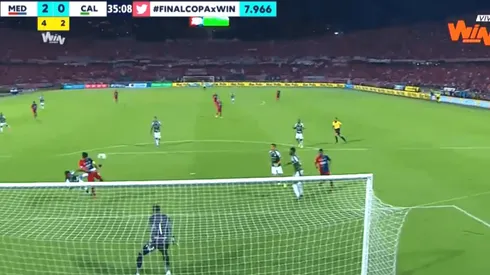 Así fue el gol de Germán Cano en la final de vuelta de la Copa Águila 2019.