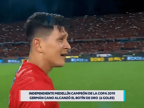 Por fin: Germán Cano estalló en llanto tras conseguir su primer título con el DIM