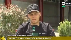 Juanfer sobre los hinchas de River: "Hacen que el club sea cada día más grande"