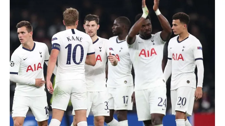 Formación confirmada del Tottenham para su partido por la Champions League