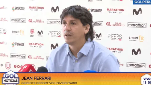 Ferrari llegó a Universitario con la nueva administración crema.