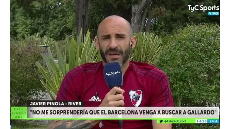 No dijo ninguna fecha, pero Pinola confirmó en qué momento se va a ir de River