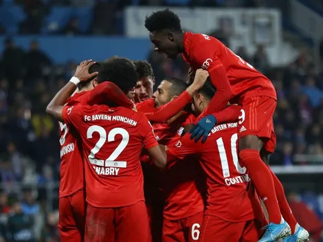 Formación confirmada del Bayern Munich para su partido por la Champions League