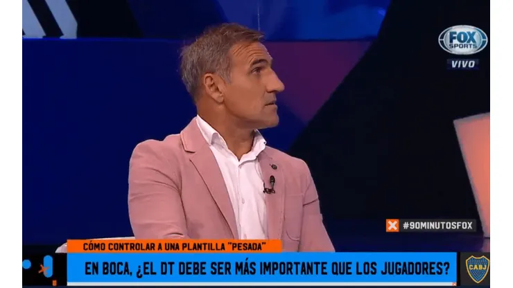 En 90 Minutos le preguntaron a Cascini quién tiene que dirigir a Boca y sorprendió: "No hay otro"