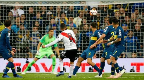 Juan Fernando Quintero, sobre su gol ante Boca: "Hubo una que fue realidad y se metió"