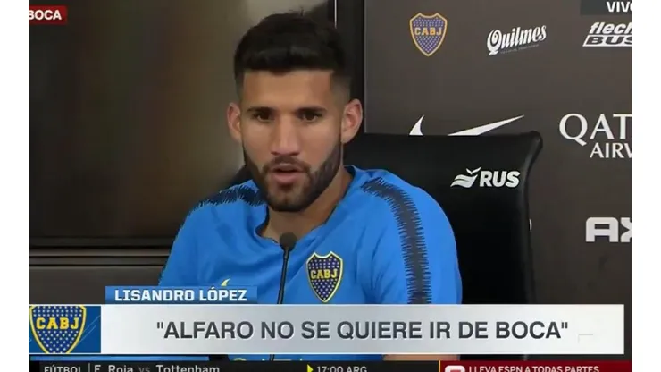 El central en conferencia de prensa.