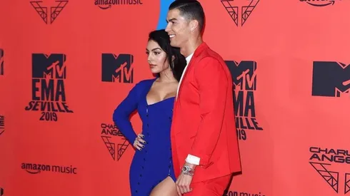 Foto de Cristiano Ronaldo y Georgina Rodríguez.