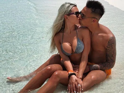 Lautaro Martínez le hizo un regalo sorpresa a su novia por su cumpleaños