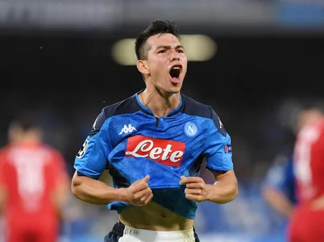 La afición de Nápoli se rindió a los pies del Chucky Lozano