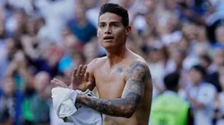 James Rodríguez, jugador del Real Madrid de España.