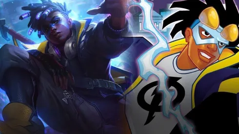 ¿Qué es esto Riot? La nueva skin True Damage de Ekko es muy parecida a un héroe de DC