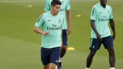 Video: James Rodríguez reapareció en los entrenamientos del Real Madrid