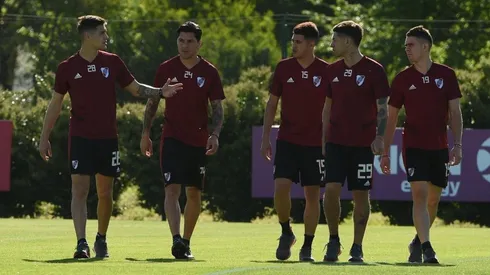 River en el entrenamiento de este martes.