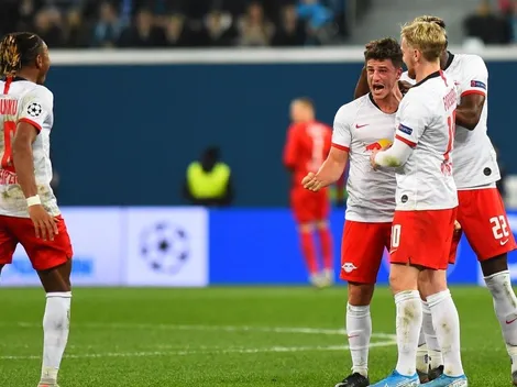 RB Leipzig le ganó 2 a 0 al Zenit y quedó en lo más alto del Grupo G