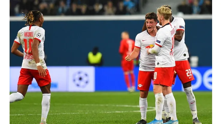 RB Leipzig le ganó 2 a 0 al Zenit y quedó en lo más alto del Grupo G