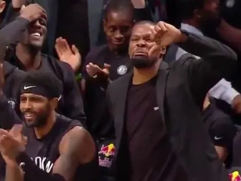 No seas así: Kevin Durant se burló de un jugador que intentó la peor clavada de la historia