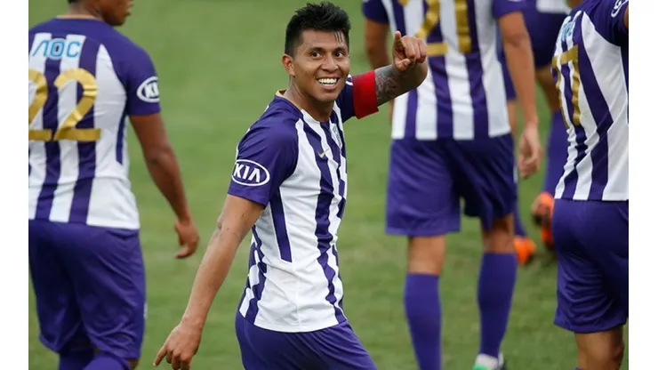 Cruzado fue titular en el último partido de Alianza Lima.