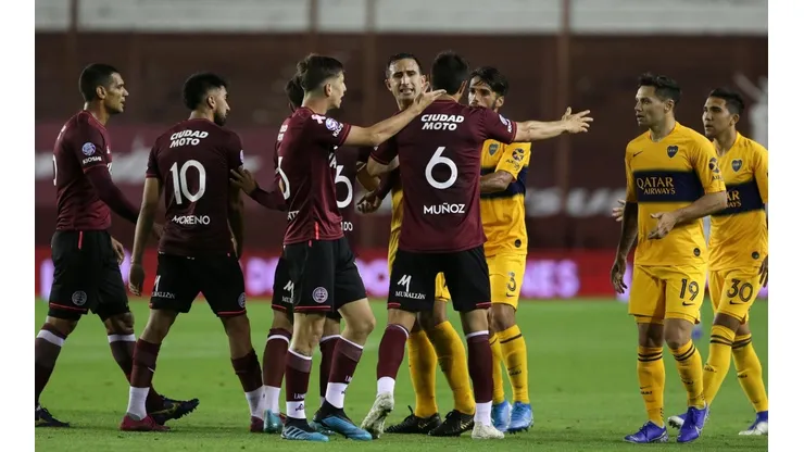 El jueves pasado, Lanús superó a Boca con Bernabei como titular.