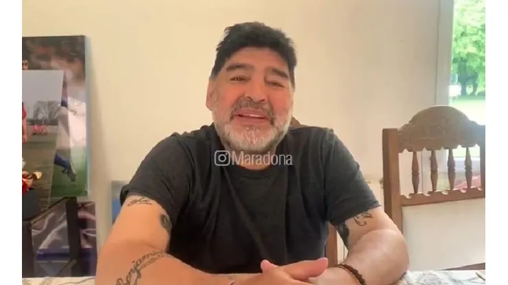 Maradona en Instagram: "Yo le digo a todos que no voy a dejar nada. Voy a donarlo todo"