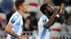 Felipe Caicedo vistiendo los colores de la Lazio.